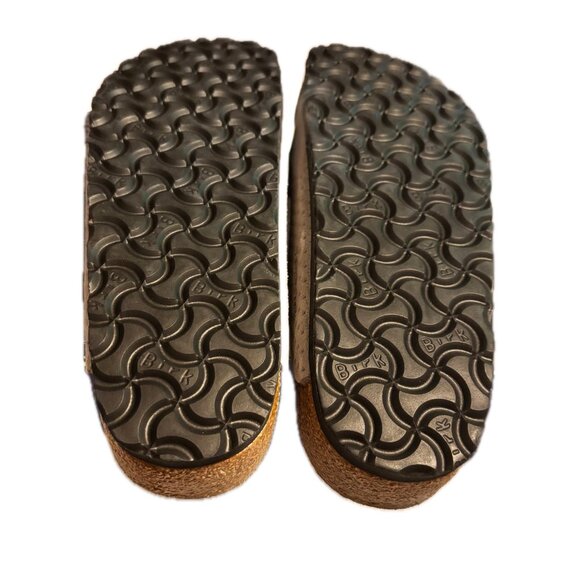 Birkenstock Arizona Big Buckle Dual Strap Suede Sandals Womens Sz 9 NEW - Picture 3 of 10